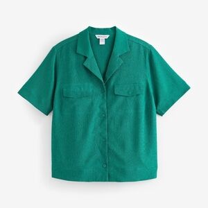 NWT Athleta Echo Top Button Down